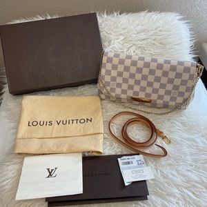 Louis Vuitton Favorite MM Damier Azur